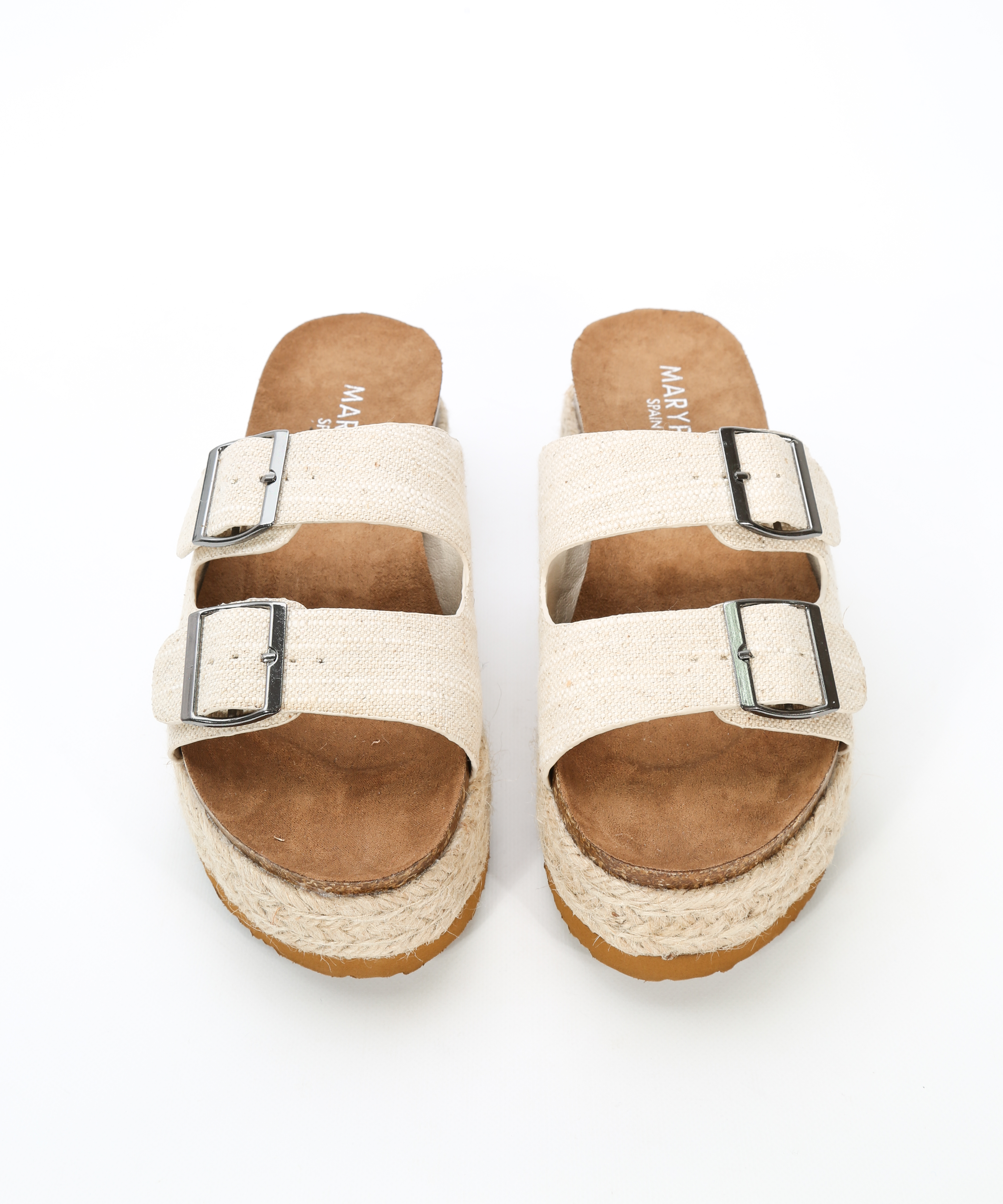 Sandalias plataforma doble hebilla image number null